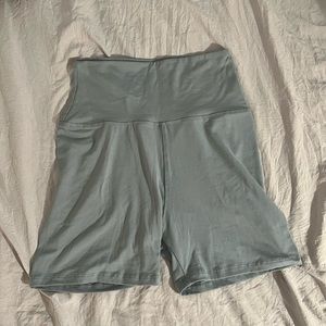 Gray biker shorts